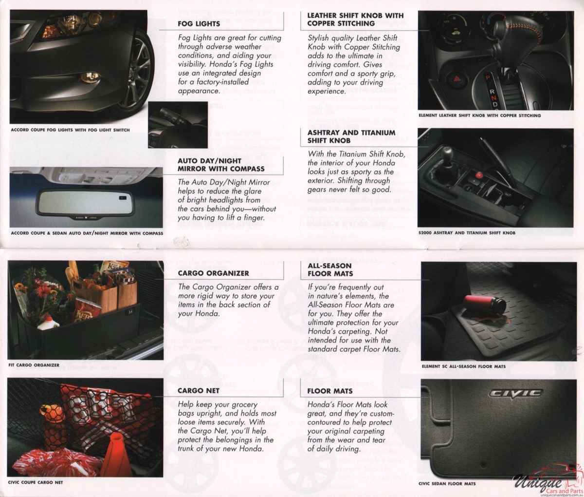 2008 Honda Accessories Brochure Page 9